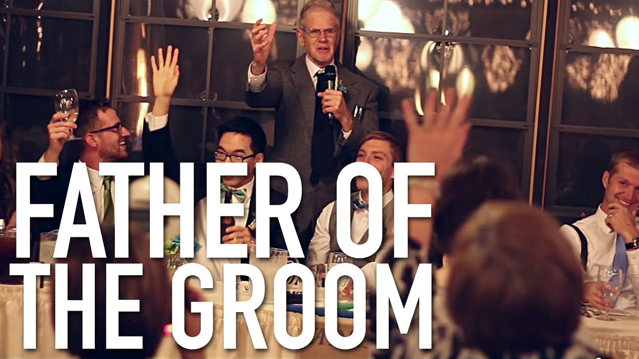 Father of (one of) the grooms gives an awkward, loving wedding toast