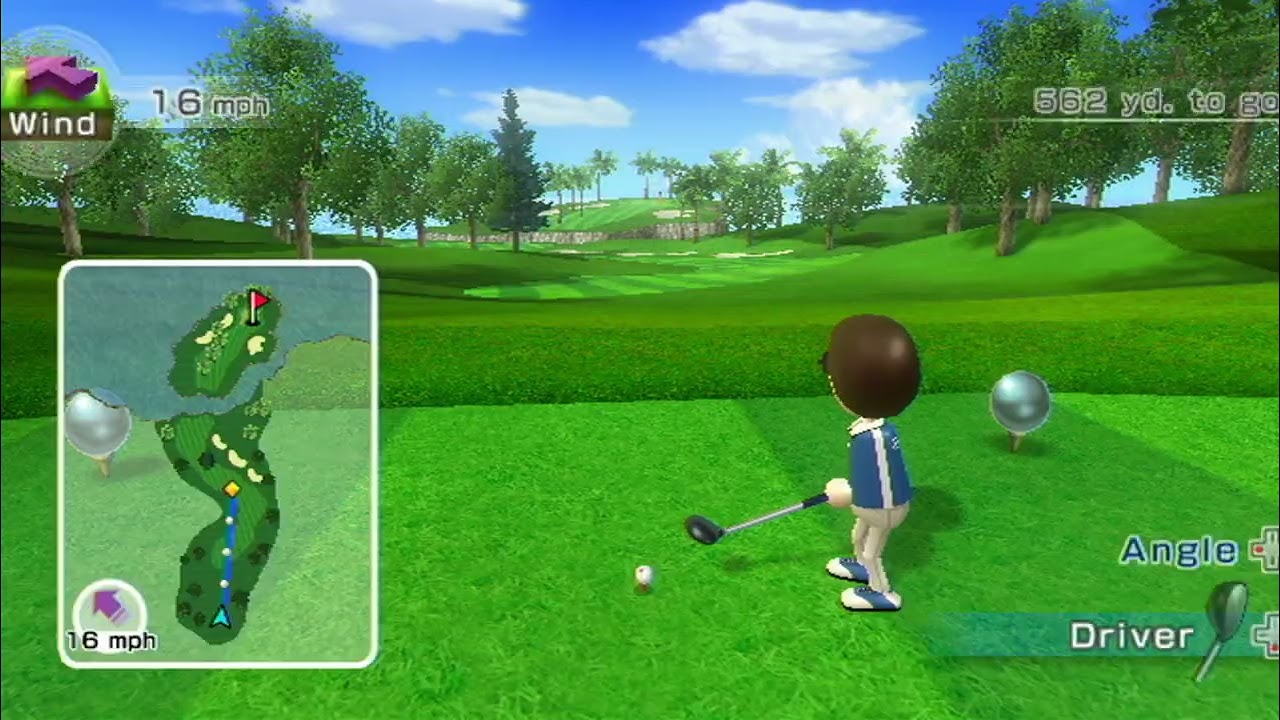 Wii sports resort golf - I suck at putting part 1