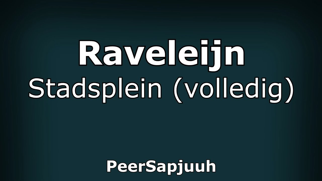 Stadsplein (volledig) - Raveleijn | Efteling muziek
