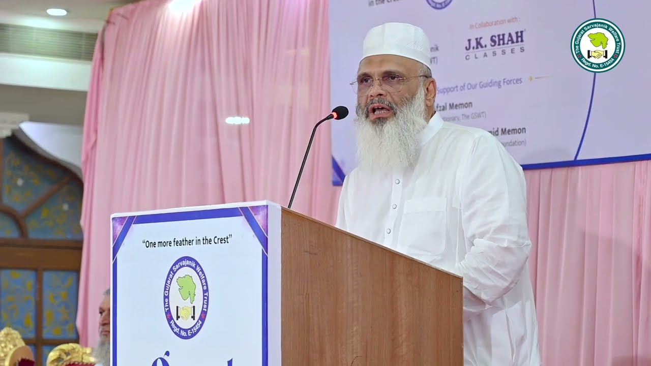 Janab Zubair Goplani ( Trustee, GSWT ) Grand Opening Ceremony of CA Foundation Course