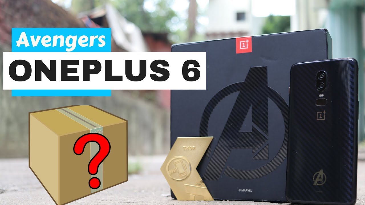 ONEPLUS 6 AVENGERS LIMITED EDITION | UNBOXING & HANDS-ON | 256GB, Gold Medallion