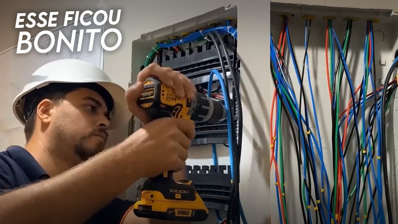 Montagem Completa do QUADRO de DISTRIBUIÇÃO 220V Bifásico da CASA CENTENÁRIA