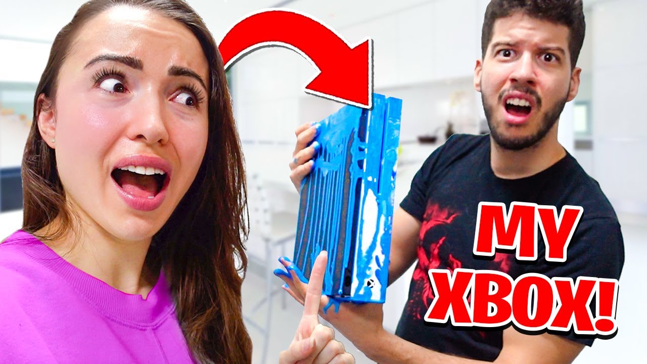 Я РАЗРИСОВАЛА Xbox-пранк моего парня!