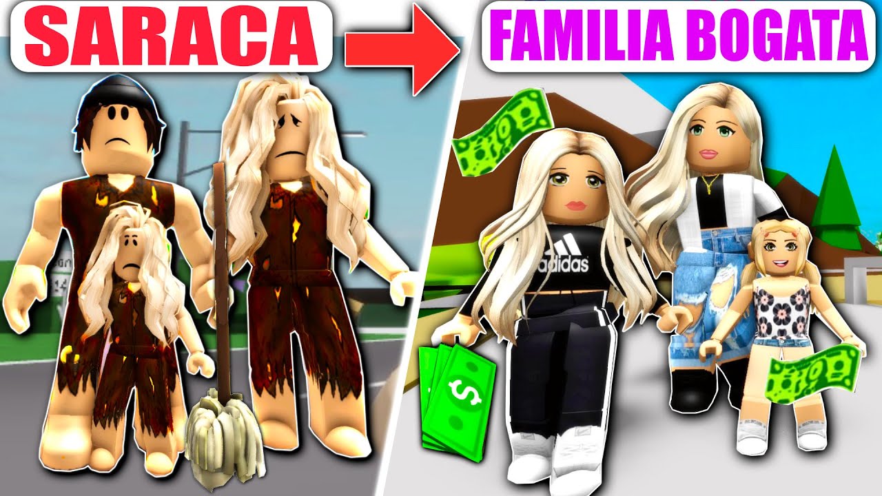 SARACA SUNT ADOPTATA DE O FAMILIE BOGATA (BROOKHAVEN ROBLOX)