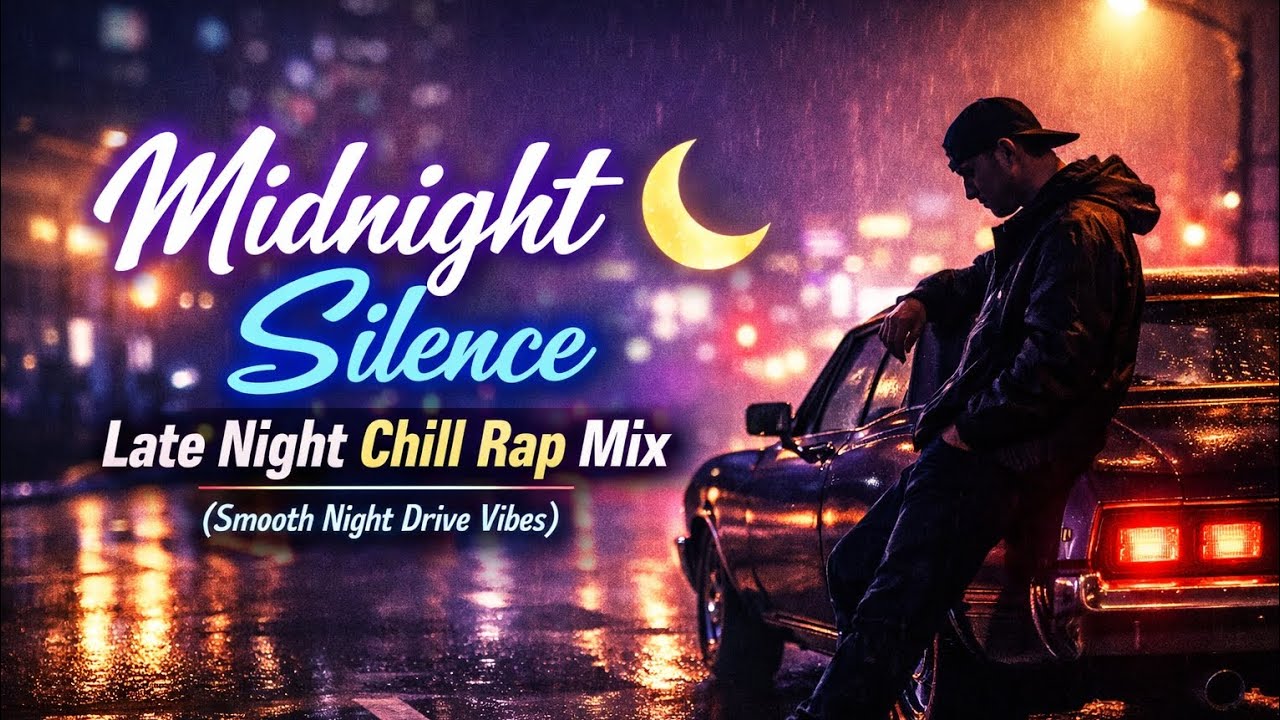 Midnight Silence 🌙 Late Night Chill Rap Mix | Smooth Night Drive Vibes