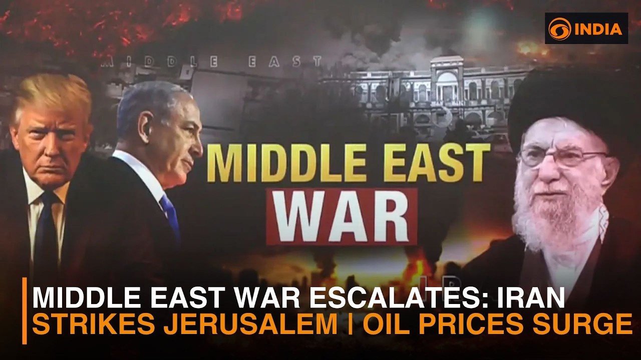 Middle East War Escalates: Iran Strikes Jerusalem | Oil Prices Surge | DD India live | 7 AM IST