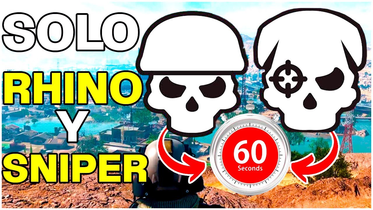 COMO MATAR RHINO Y AL SNIPER EN 60 SEGUNDOS EN DMZ WARZONE