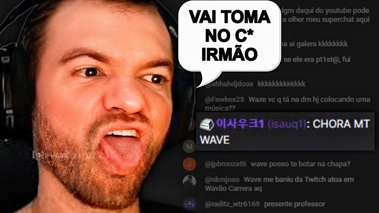 WAVEIGL FOI ATACADO PELOS HATERS DO CHAT AO VIVO E O CLIMA ESQUENTOU!