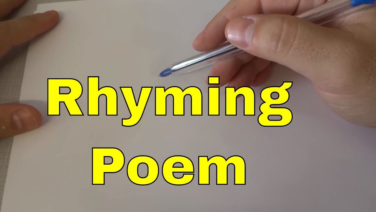 How To Write A Poem That Rhymes-Tutorial