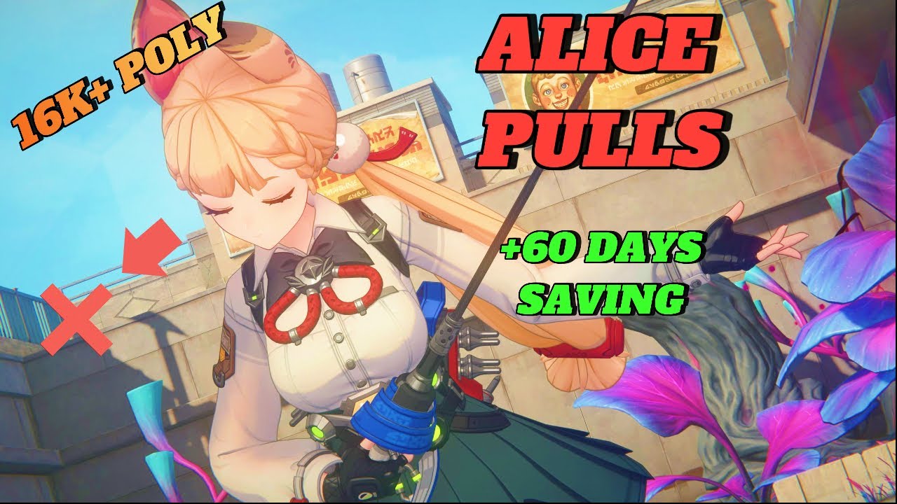 SUPER S... ALICE PULLS :/ | 16K Polychromes + 60 Days Saving ZZZ  Alice Pulls | Zenless Zone Zero