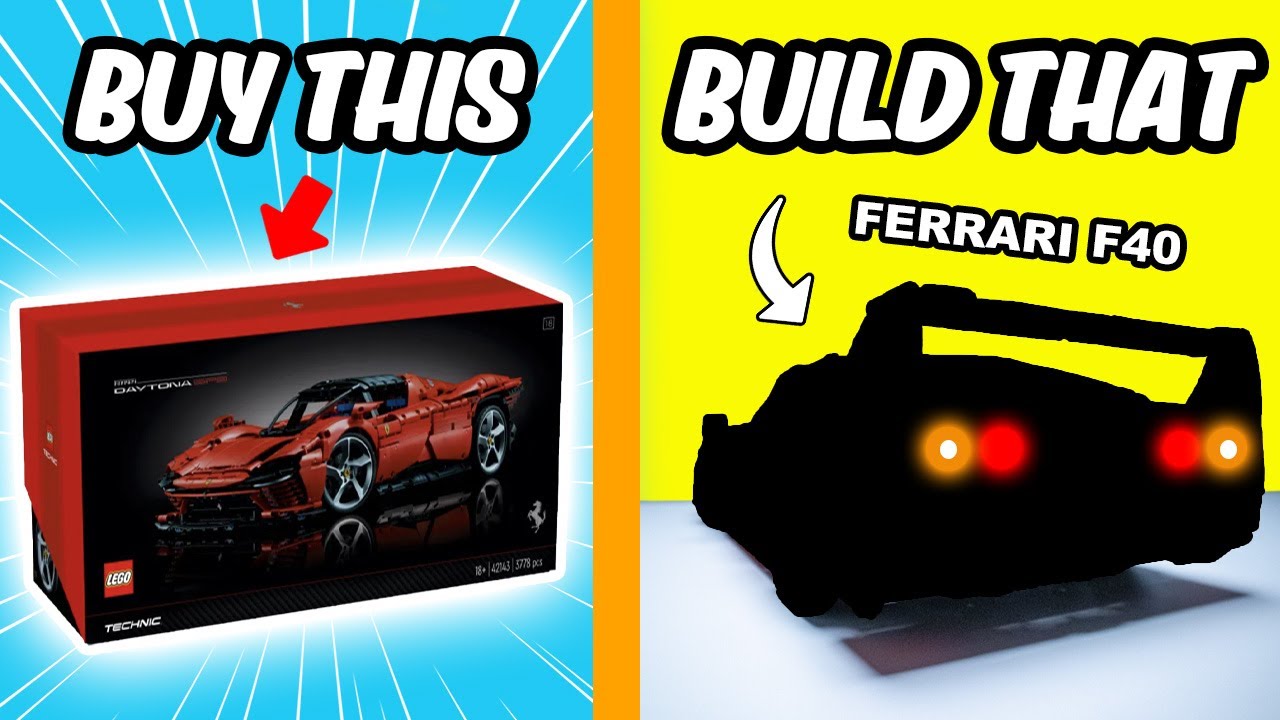 BUY This BUILD That - LEGO FERRARI DAYTONA SP3