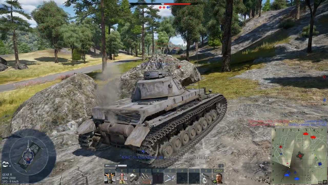 War Thunder  Tank Battle (19) No Commentary
