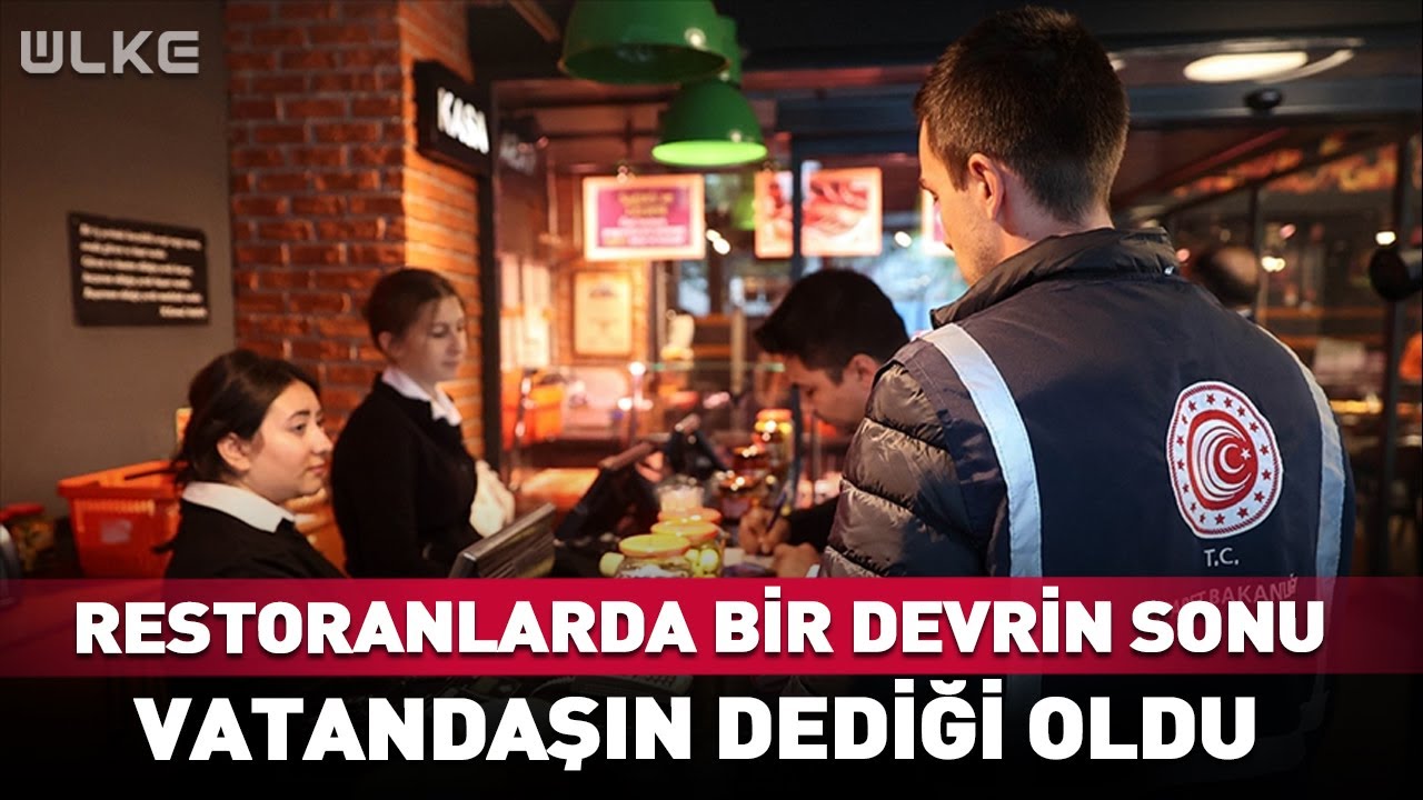 Restoran ve Kafelerde Bir Devrin Sonu... #haber