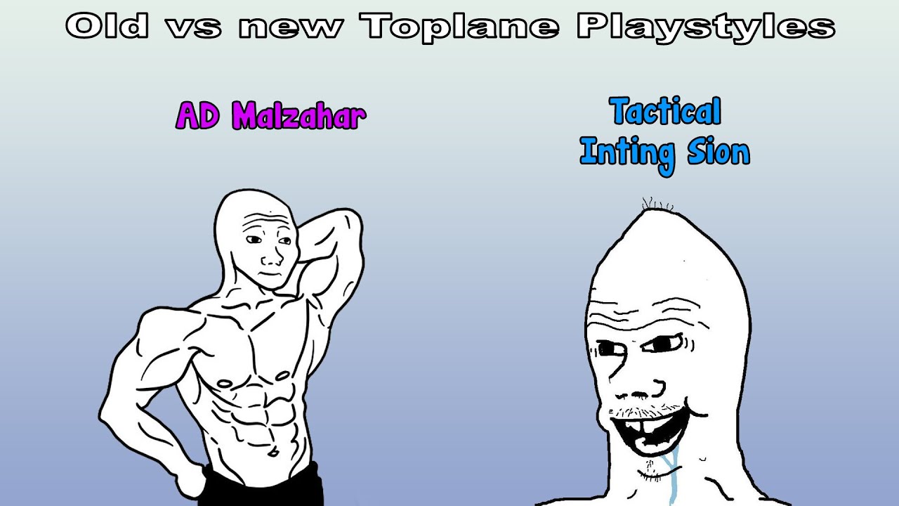 The difference between old and new Toplane playstyles
