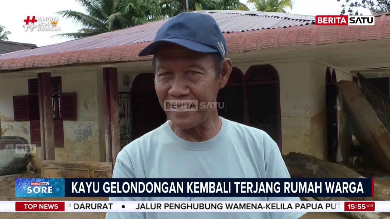 Kampung Lopian di Tapanuli Tengah Kembali Dihantam Kayu Gelondongan #beritasatu
