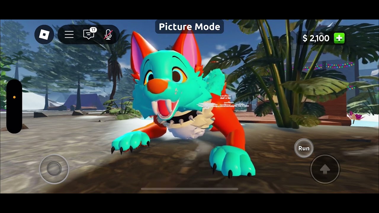 Playing furana (a Roblox furry hangout game)