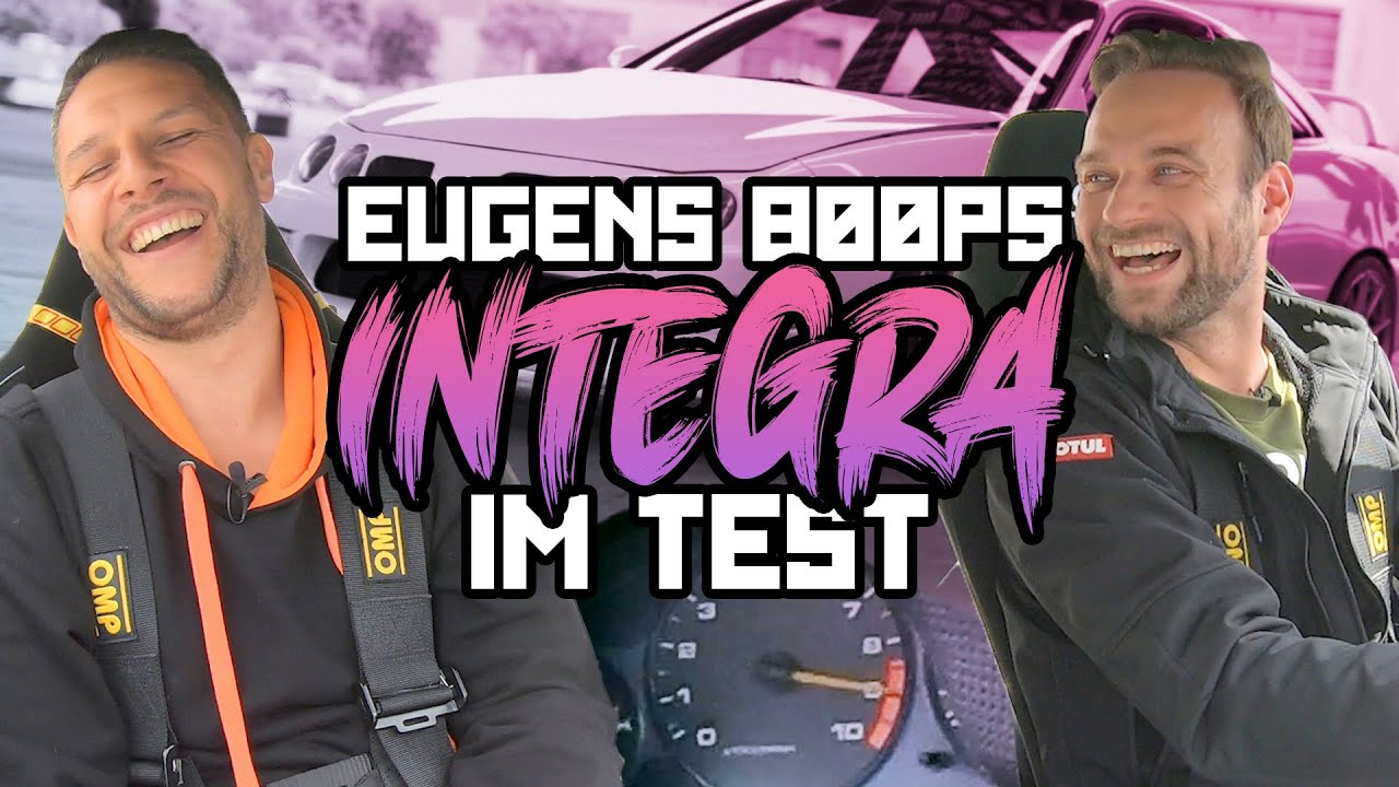 Wie fahren sich 800PS Frontantrieb? Eugens Honda Integra Turbo im Test! | Philipp Kaess |
