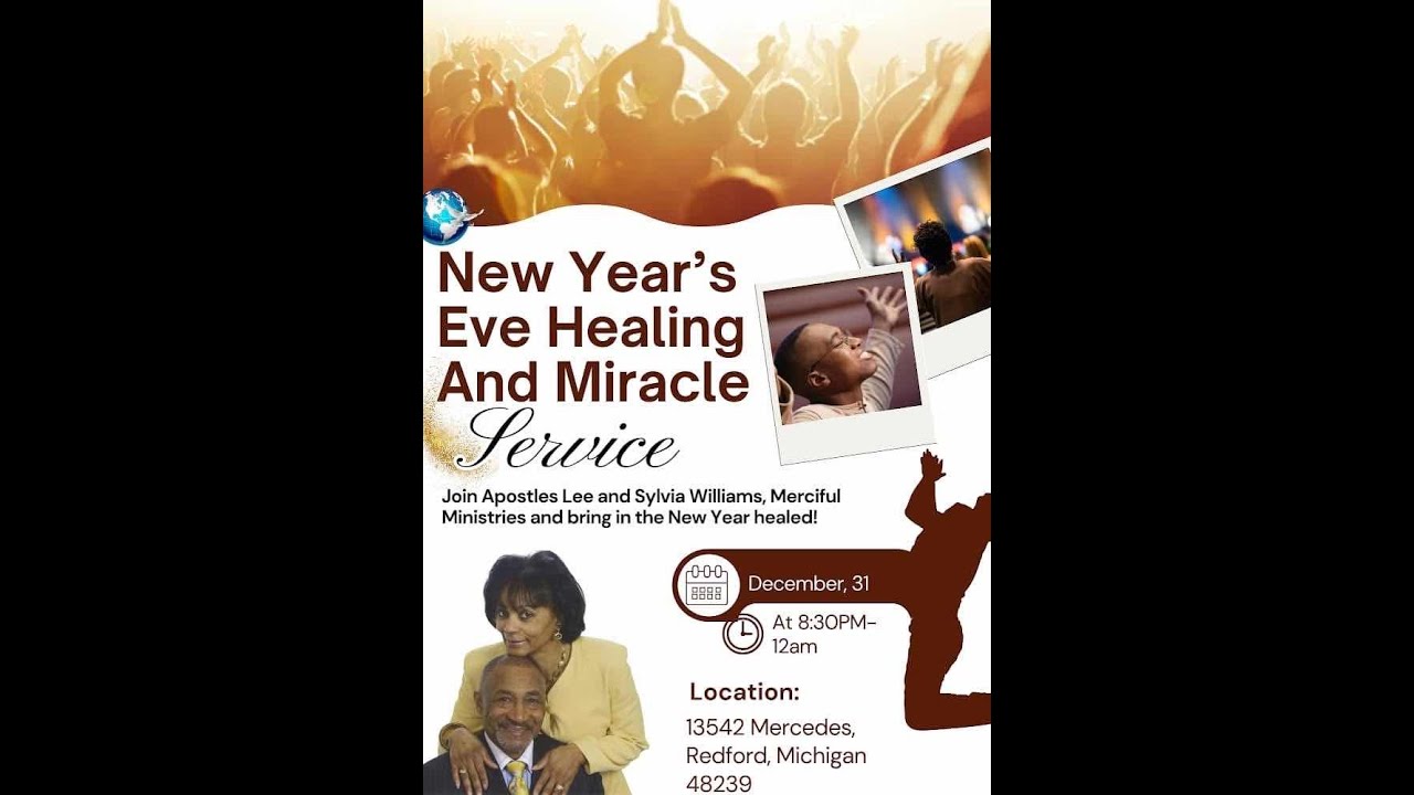 New Year’s Eve Healing and Miracle service