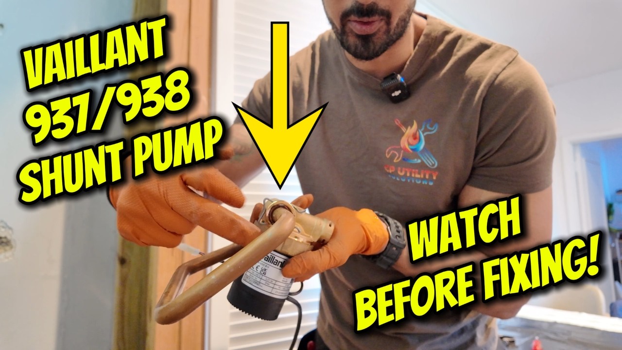 Don't Get This Wrong! Vaillant 937/938 Shunt Pump Change