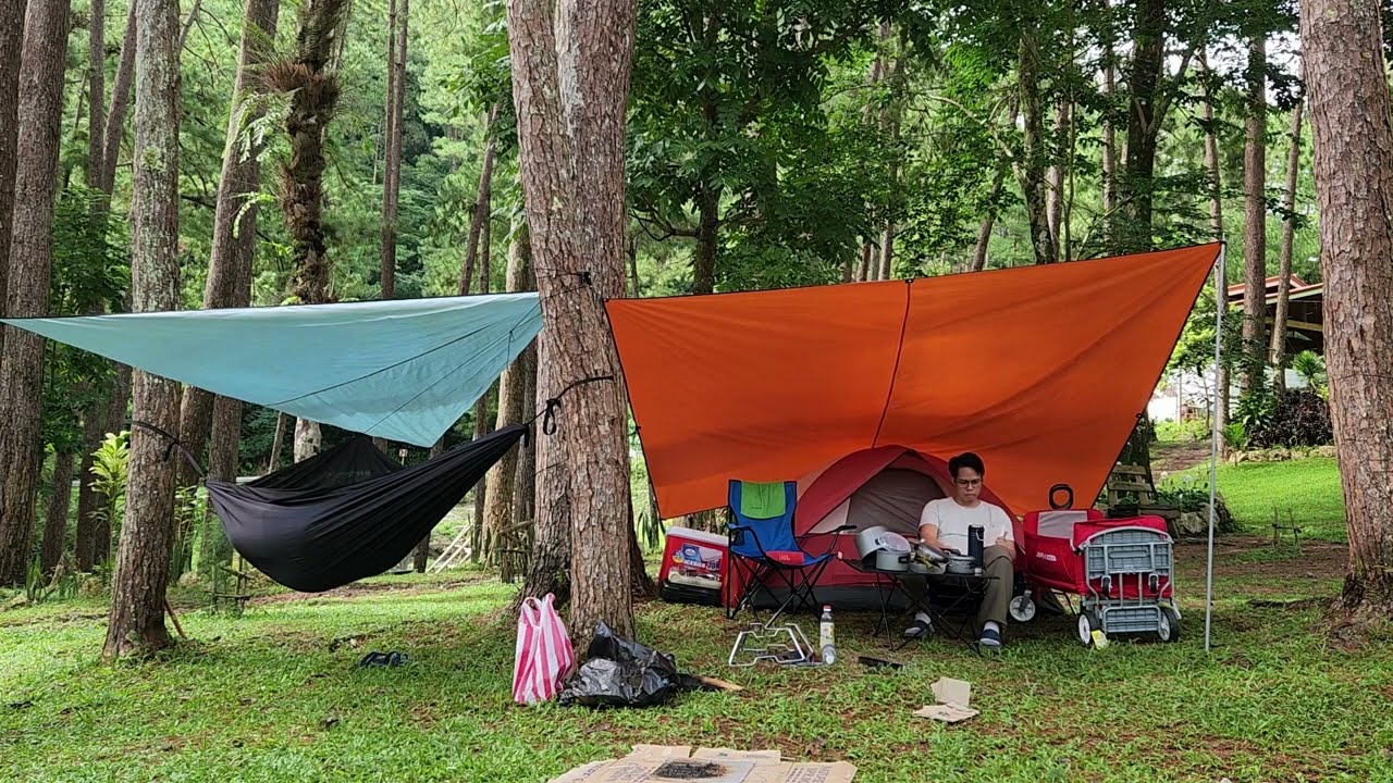 Camping Just the Two of Us at Bucari Pine Forest, Leon, Iloilo