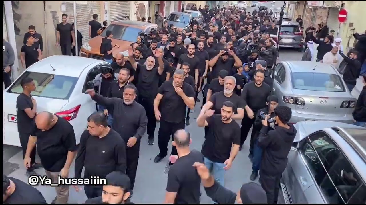 موكب عزاء مأتم بن خميس يوم شهادة السيدة زينب بمشاركة الرادود علي حمادي سنة 1447هجرية 15 رجب 