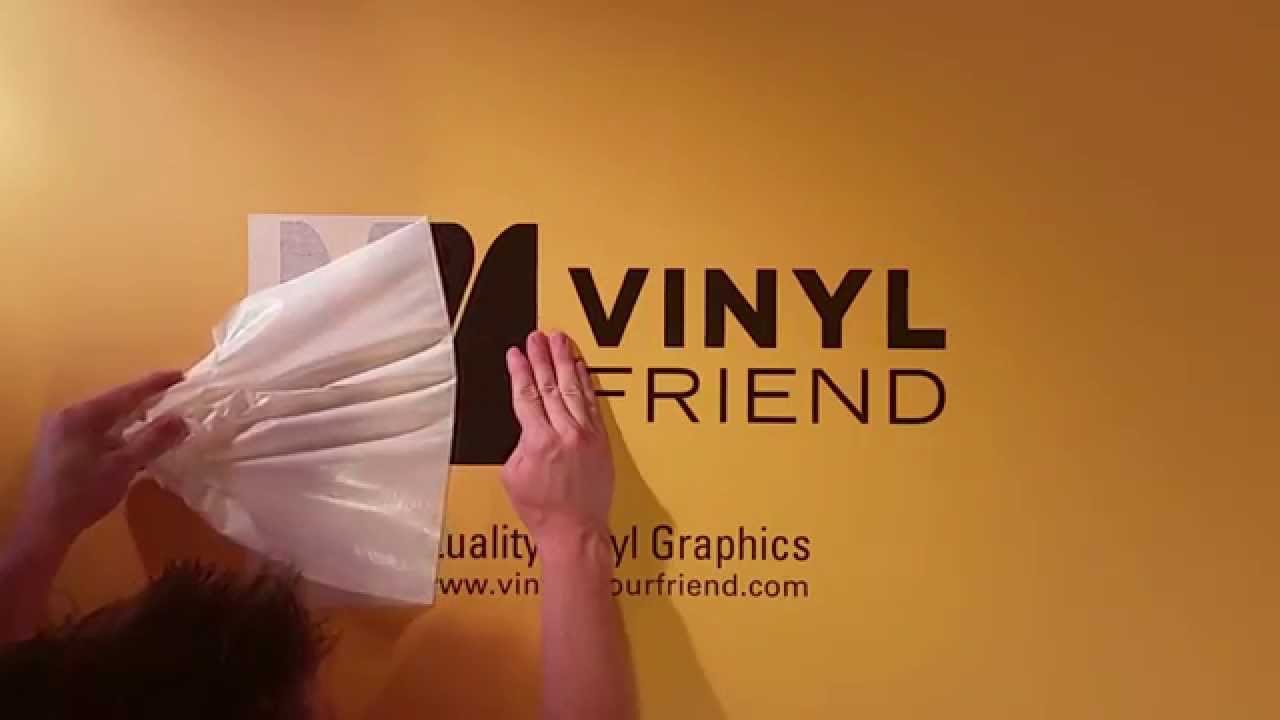 HOW TO: Apply vinyl decals to a wall and the Do's and Don'ts