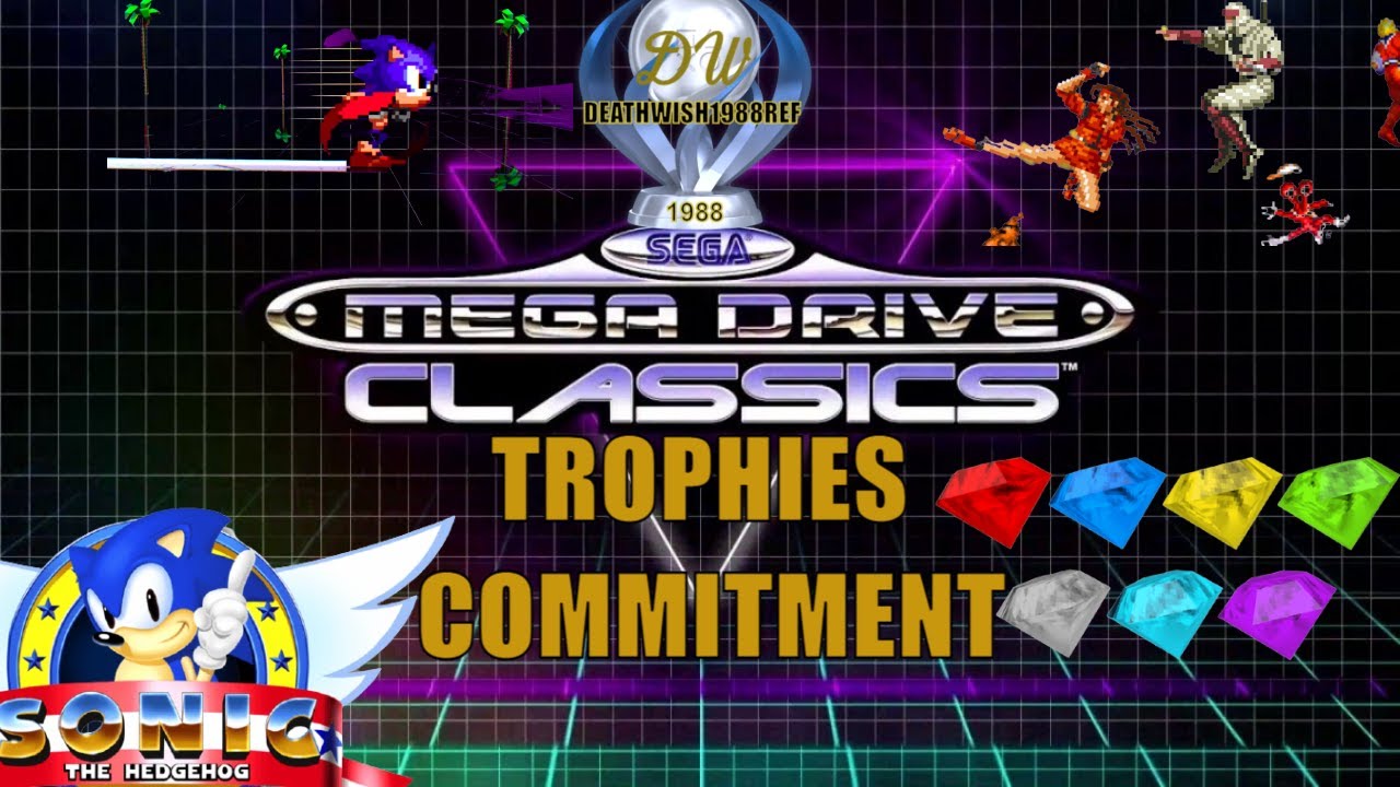 SEGA Mega Drive Classics [ COMMITMENT TROPHY ]  Sonic The Hedgehog