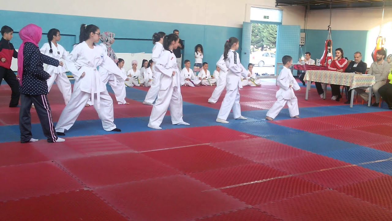 Beyaz kuşak sınavı taekwondo 👍👊