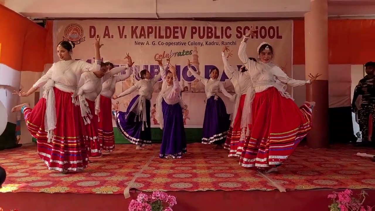 Dance by Students of DAV Kapildev Public School on Republic Day 2023