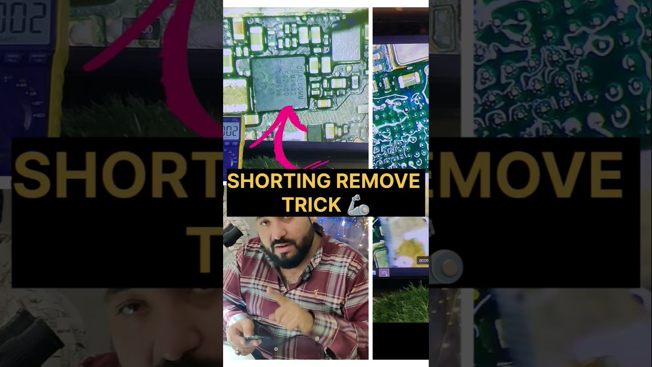 💥Simpal Trick 🦾Remove Shorting #secondarylineshort #viralshort #mobilerepairtraining #smartphone