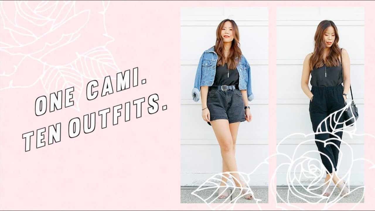 HOW TO STYLE: 1 CAMISOLE 10 OUTFITS  || thisolddress