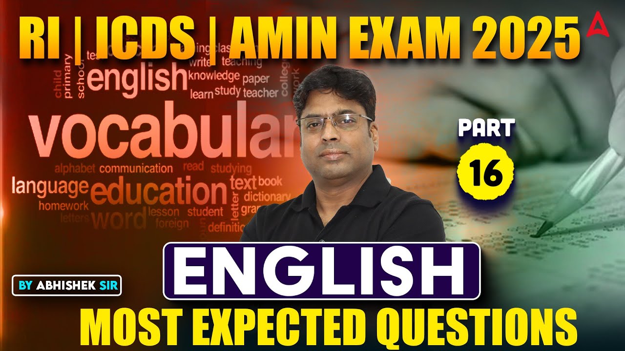 RI English Class 2025 | RI English Expected Questions | RI English Questions by Abhishek Sir #16