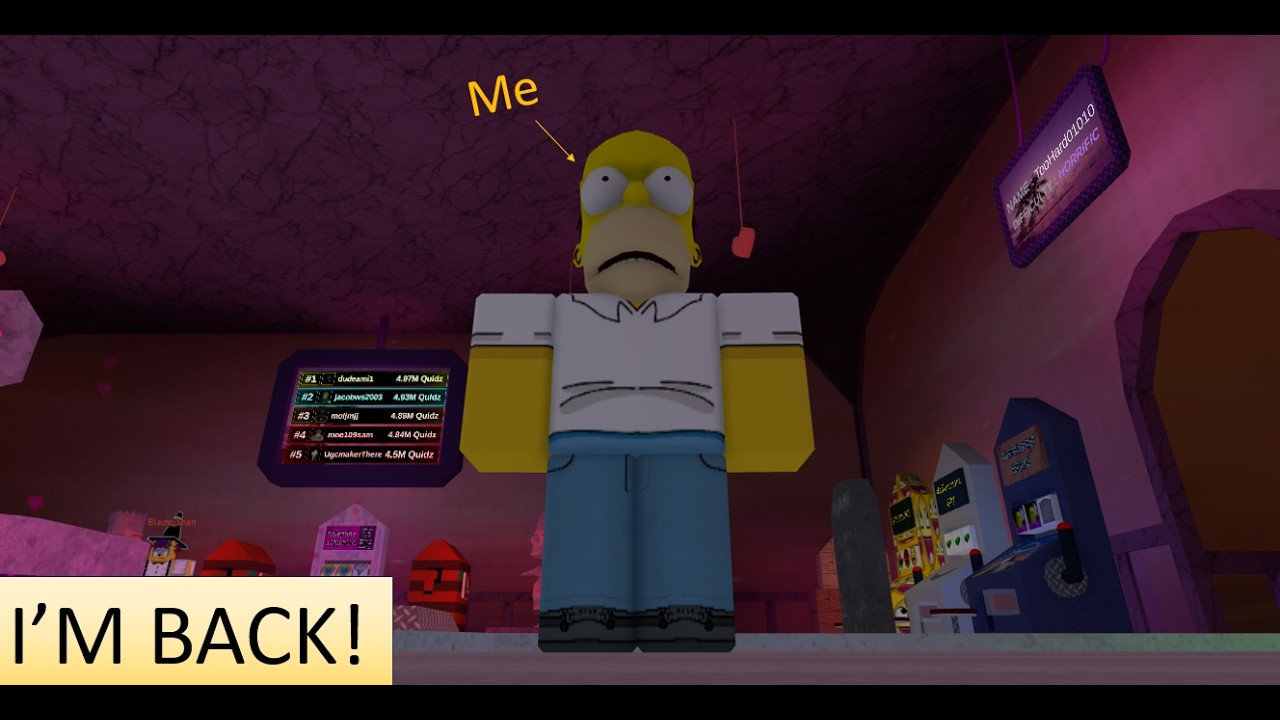 I'M BACK in You Vs. Homer | Roblox | VOICE REVEAL
