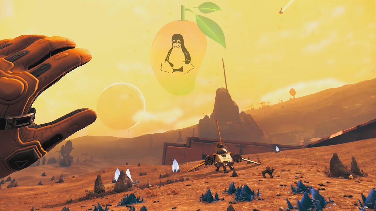 MangoHud v0.4 with No Man's Sky - testing the logging