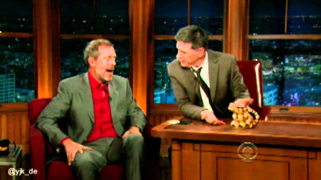 Hugh Laurie on Late Late Show with Craig Ferguson 2012