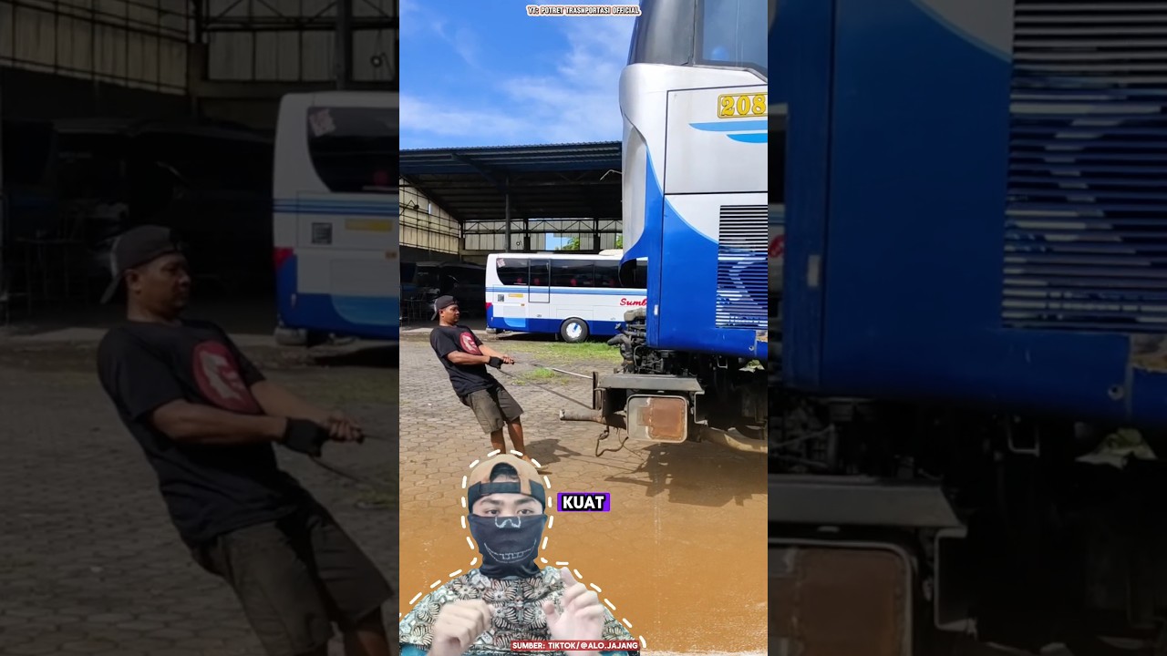 PUASA-PUASA GINI KUAT JEBOL MESIN BUS DARI BODY NYA