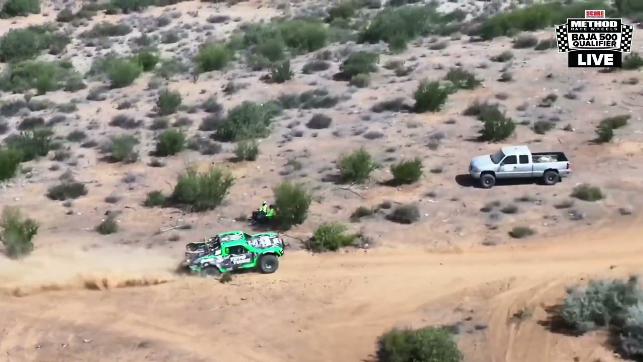 #285 Justin Davis at the 2025 Method Race Wheels Baja 500 Trophy Truck Qualifier