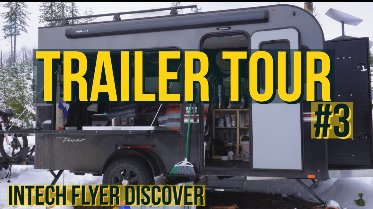 We Live In 98 Sq Ft | Modified Intech Flyer Discover Tour #3 | Travel Trailer With A WOODSTOVE!