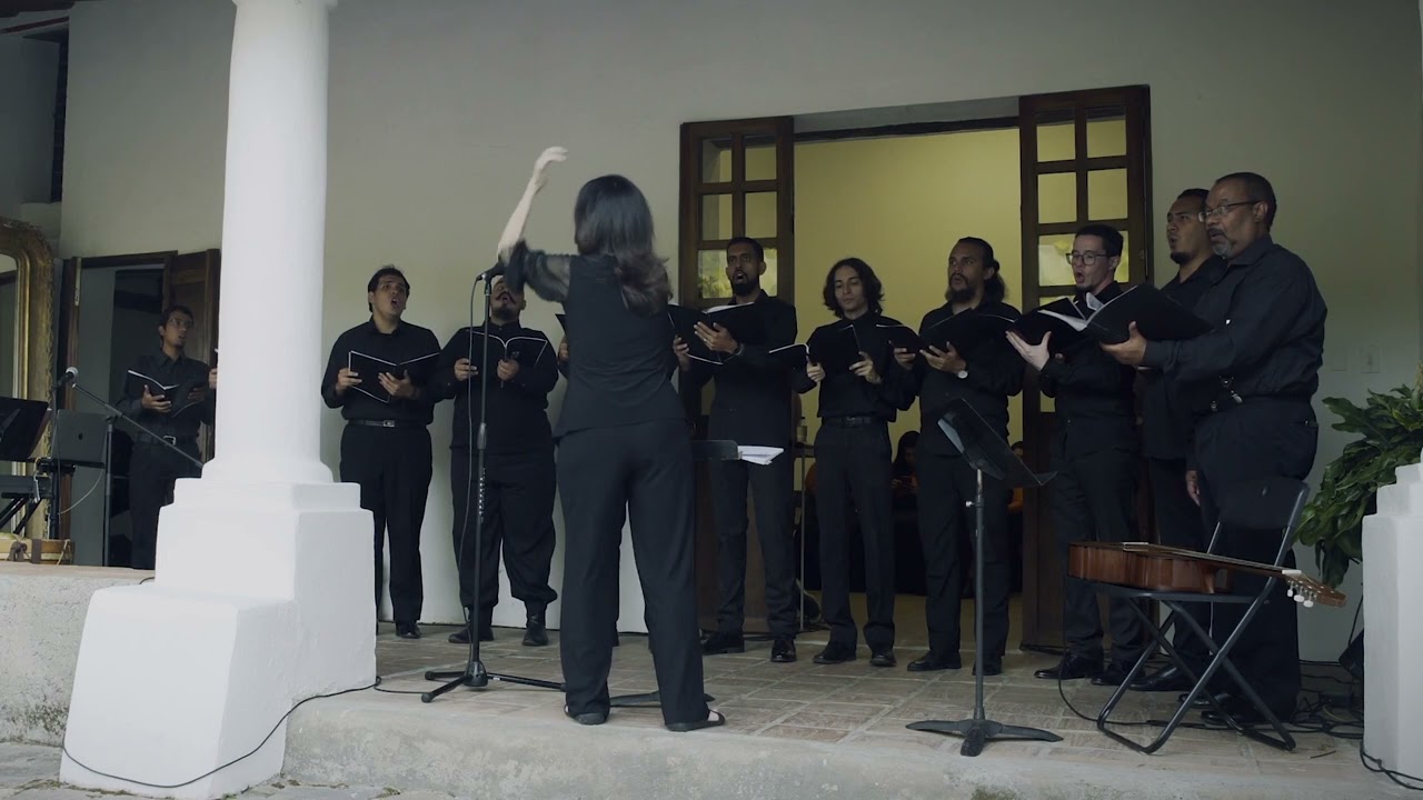 Cantos venezolanos. Voces de la Camerata de Caracas, dirigida por Isabel Palacios.