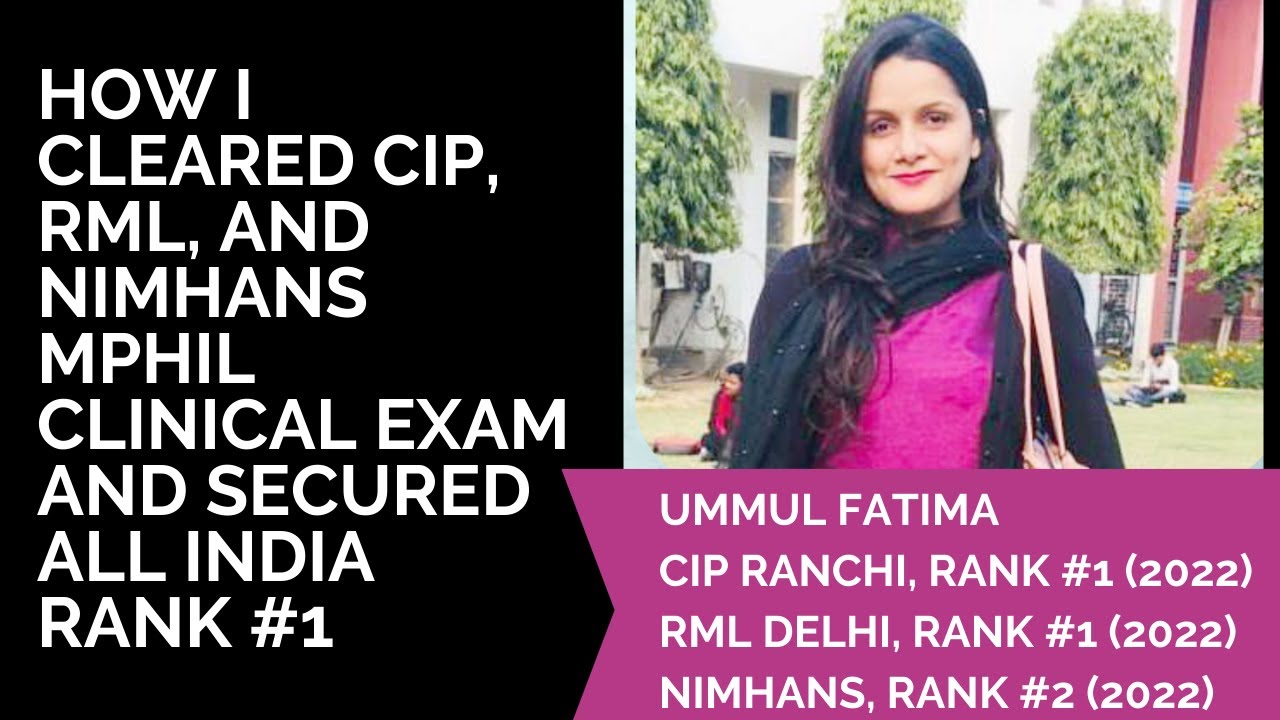 How to Clear CIP & NIMHANS MPhil Clinical Psychology Examination