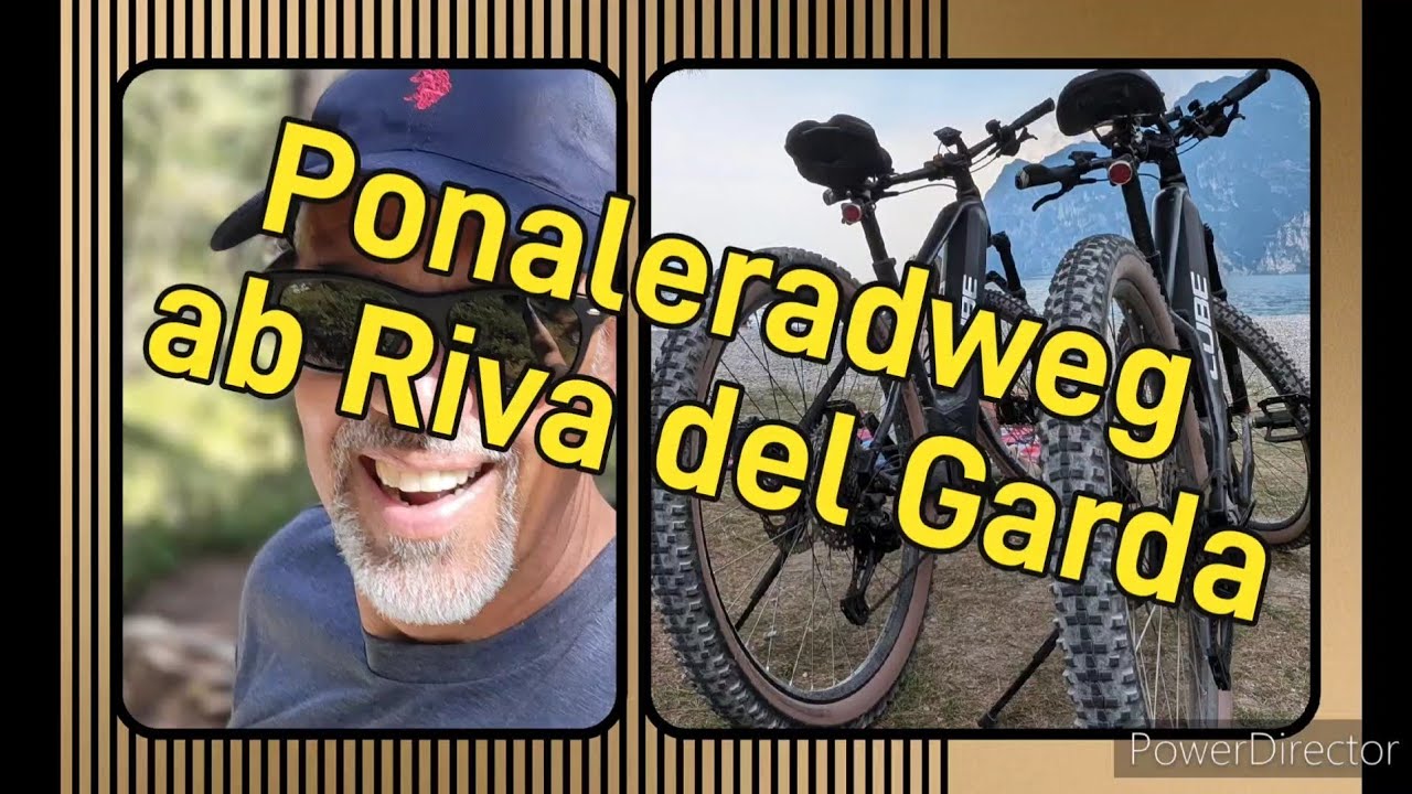 Gardasee mit E-Bike - Ponaleradweg an Riva del Garda zum Ledrosee