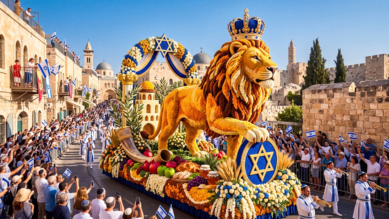✡️🍎🍯 Rosh Hashanah 5787 in Jerusalem 2026 | A Magical Jewish New Year Celebration | 4K