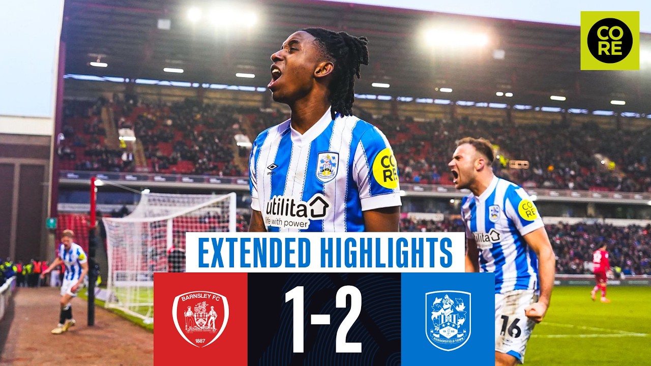 EXTENDED HIGHLIGHTS | Barnsley 1-2 Huddersfield Town