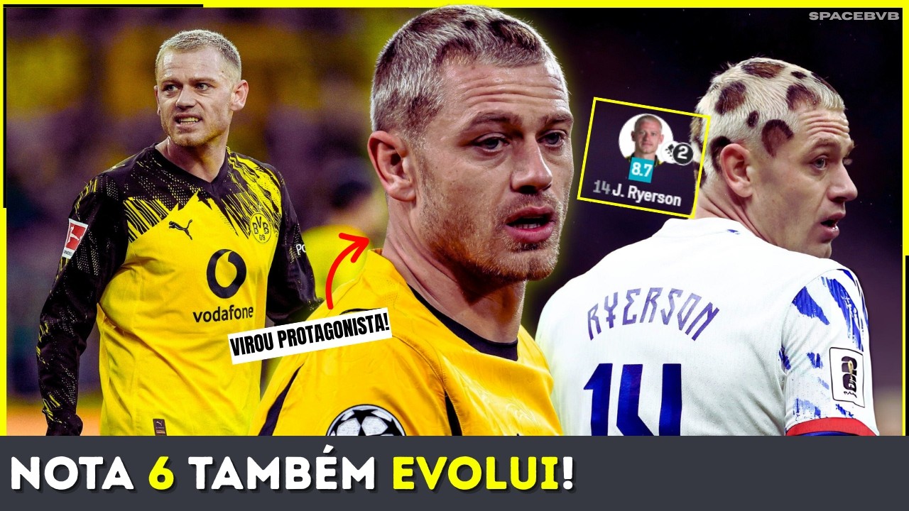 COMO UM JOGADOR 'OK' SE TORNOU UM PILAR DO BORUSSIA DORTMUND?! A evolução de Julian Ryerson