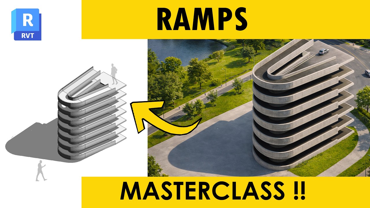 Ramp Modelling in just 7 Mins | Revit Masterclass