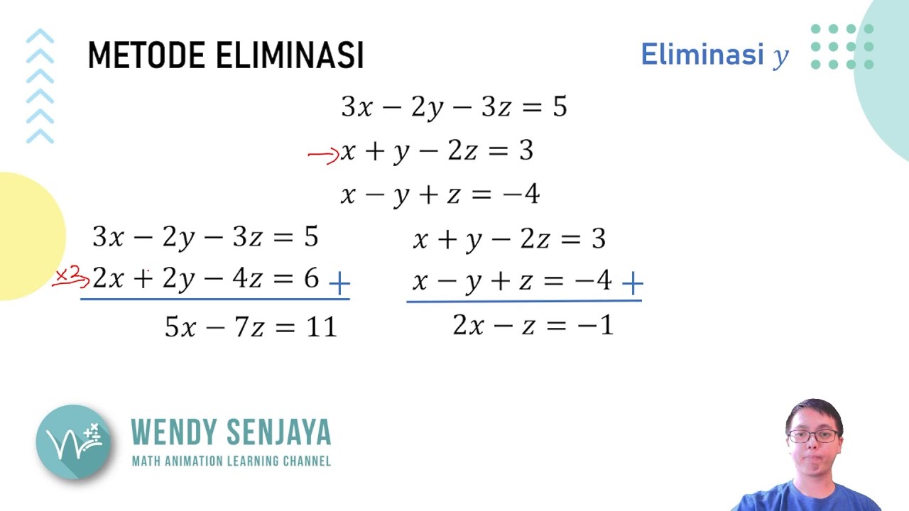 SPLTV: METODE ELIMINASI | HARUS ELIMINASI VARIABEL APA DULU NIH? -  MATEMATIKA KELAS 10