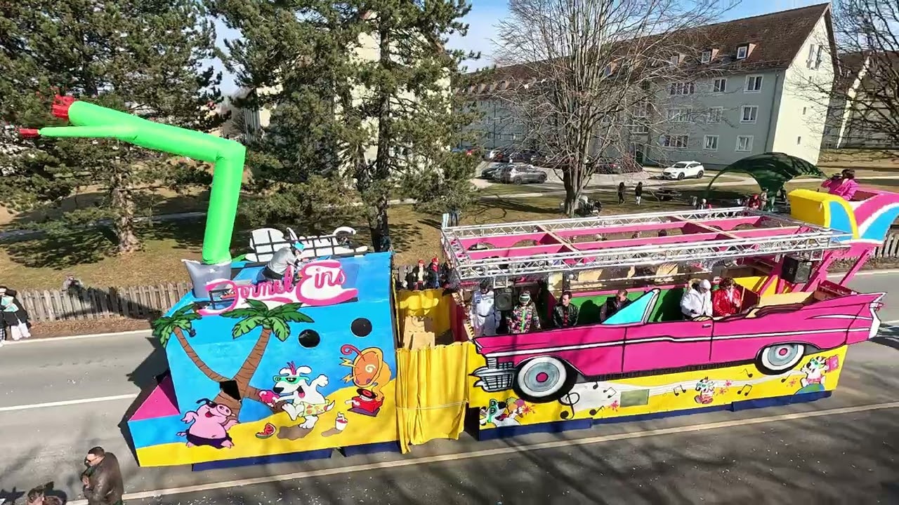 Fasching Bad Tölz 2025 MUAFAZ | Kompletter Umzug | Bestes Wetter in 4K