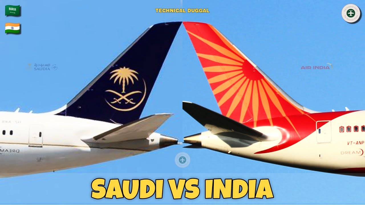 Saudia Airlines Vs Air India Comparison 2024! 🇸🇦 Vs 🇮🇳