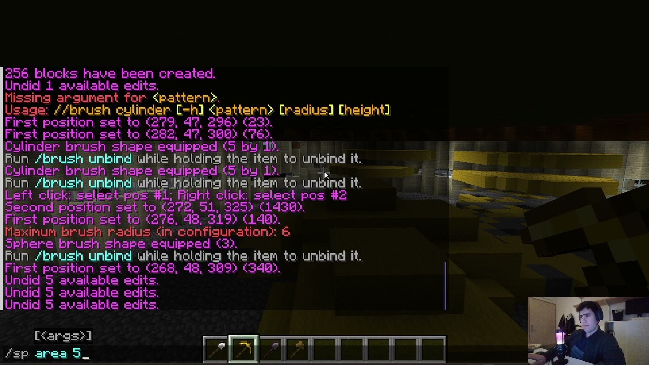 11  Minecraft and world edit super pickaxe