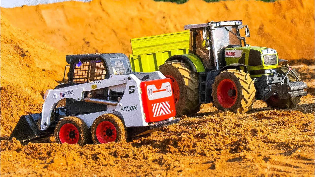 RC MODEL MIX!! RC TRUCKS, RC MACHINES, RC BOBCAT, RC EXCAVATOR, RC CRAWLER, RC CONSTRUCTION SITE